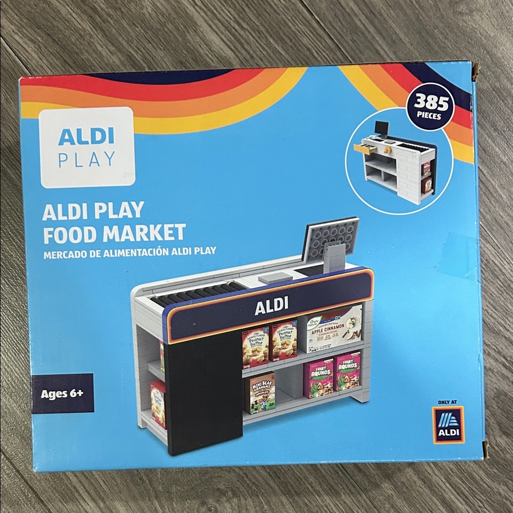 Play Food Market BRICK BUILDING Toy Set BRAND NEW